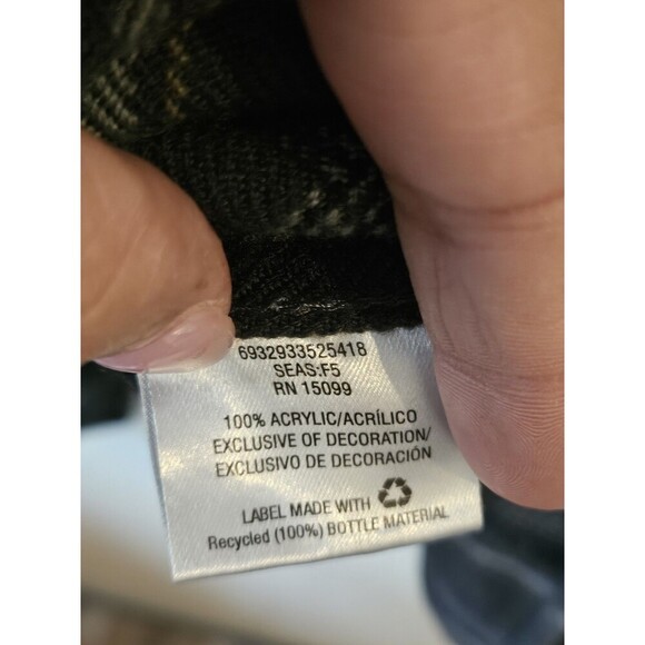 Outdoor Life Slim Fit Gray Bown Men's Elbow Patch Plaid Long Sleeves Top Size XL - Picture 11 of 11